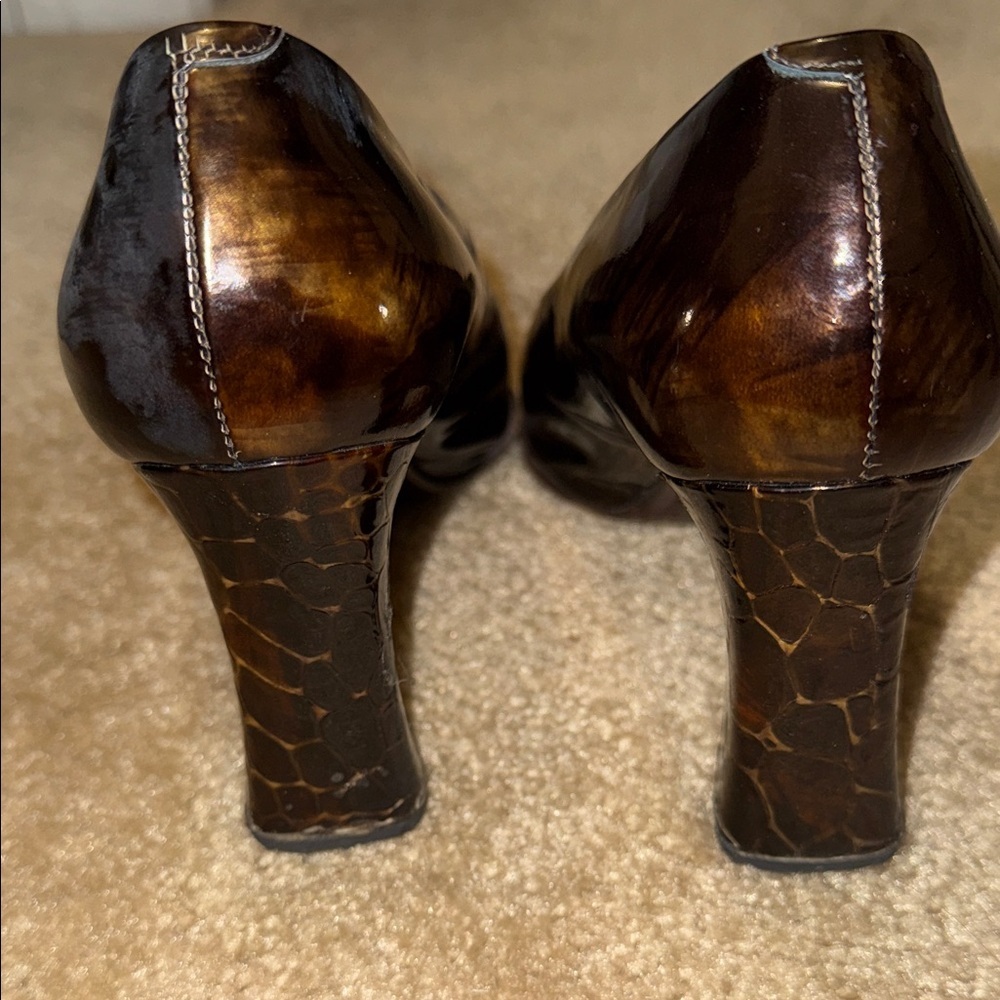 Marino Fabiani - made in Italy - Women's Brown Heels​ - size 7 - Picture 4 of 9
